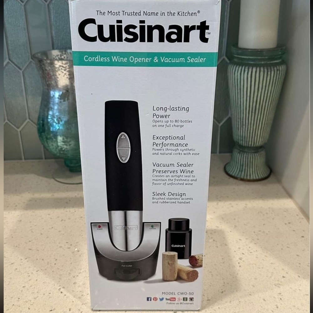 Cuisinart wireless wine opener